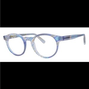 NEW FIRENZE OCCHIALI AMORE MIO LIMITED EDITION EYEGLASSES WITH SILK INLAY